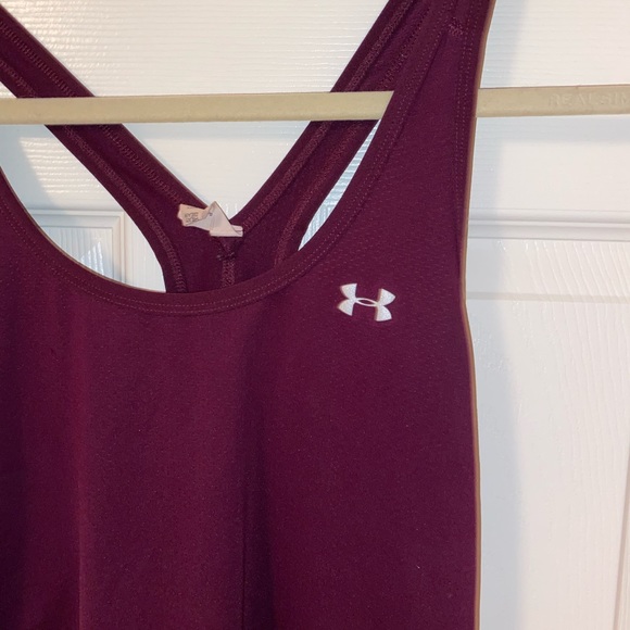 Purple Under Armour Racer Back Tank Top - Picture 2 of 5